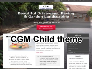 WordPress theme CGM Child