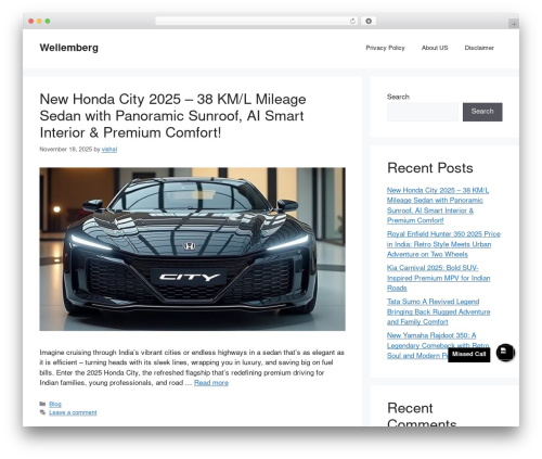 All in one blogger WordPress plugin - wellemberg.com