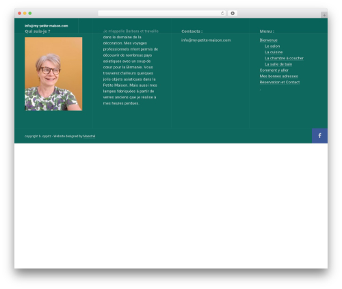 Adomus WordPress theme - my-petite-maison.com