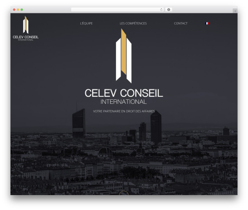 CELEV WordPress theme - celev-conseil.com