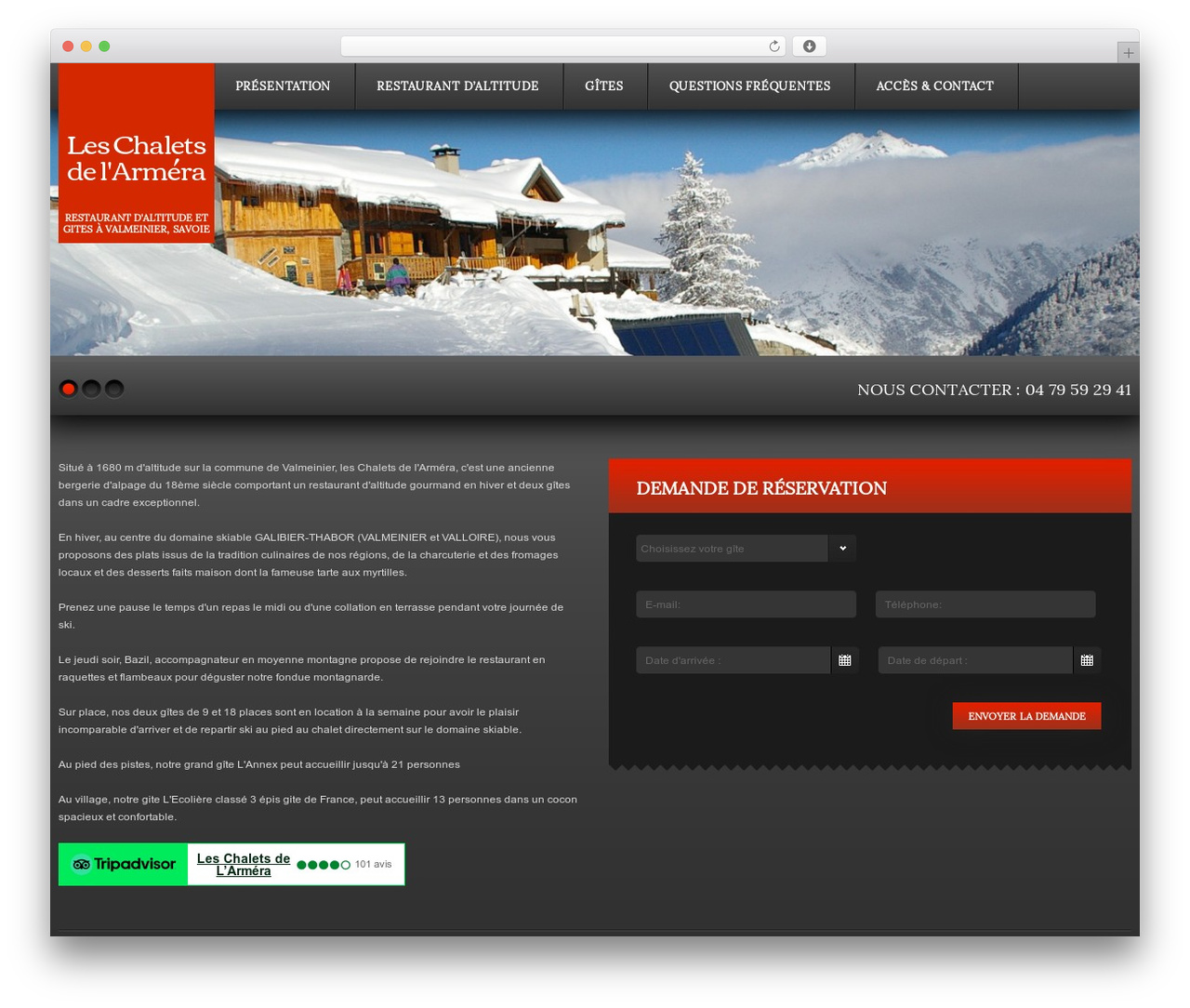 cherry WordPress theme design - chalets-armera.com cherry WordPress theme design - chalets-armera.com
