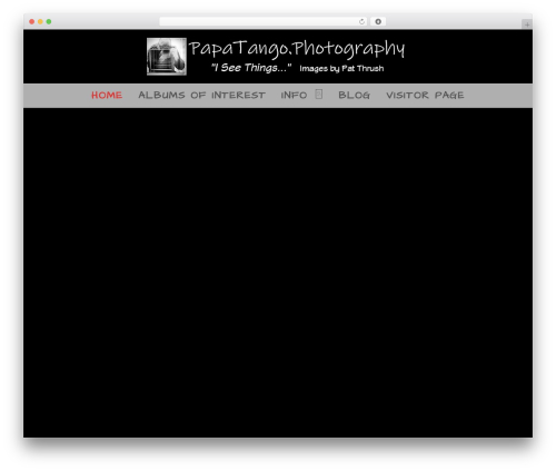 Imagely theme WordPress - papatango.photography
