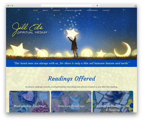 mediumede theme WordPress - jilledespiritualmedium.com