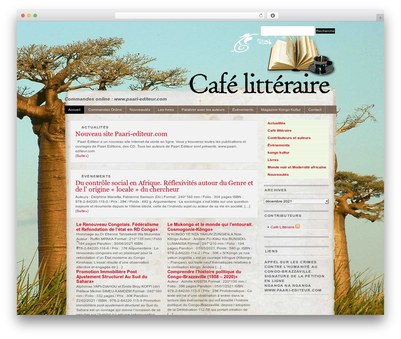 Mimbo WordPress theme - cafelitteraire.fr