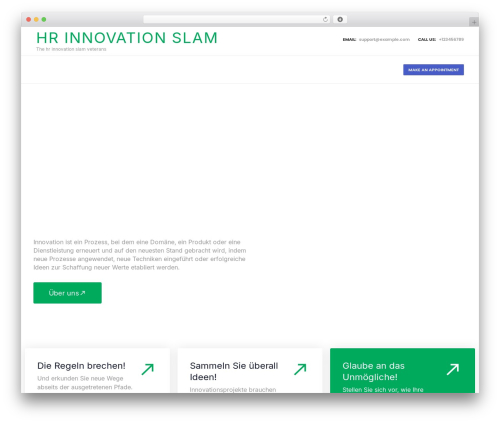 Rector WordPress theme - hrinnovationslam.de