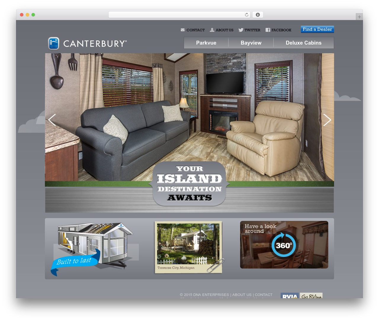 Red8 Base WordPress theme - canterburyrv.com
