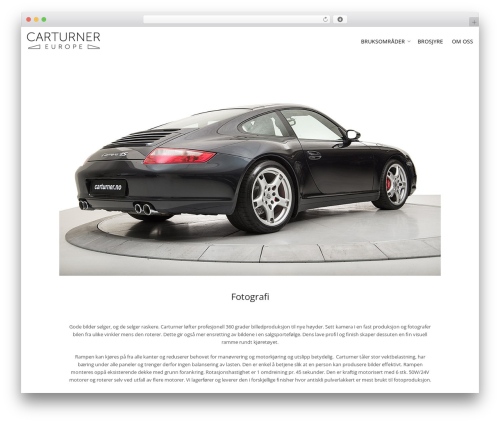 Siteman Framework WordPress theme design - carturner.no