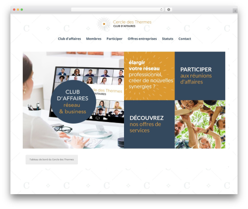 Suave WordPress theme - cercledesthermes.com
