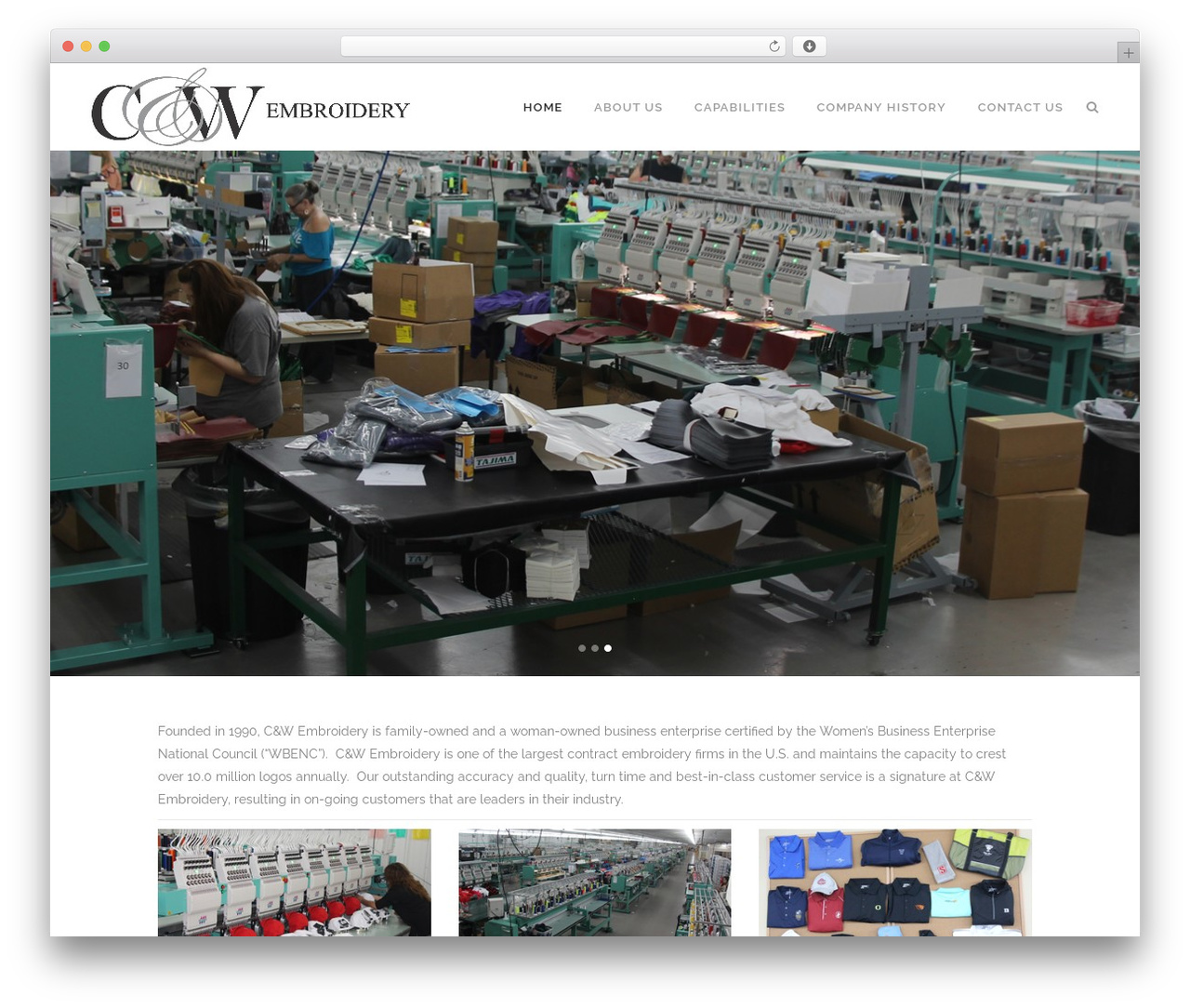 Theme WordPress Bridge - cwcompanies.com/embroidery Theme WordPress Bridge - cwcompanies.com/embroidery