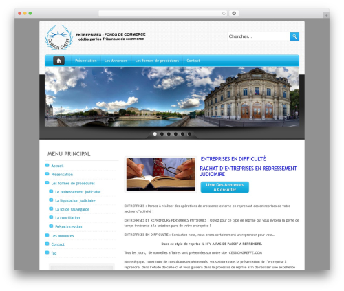 Theme WordPress Catalyst - cessiongreffe.com