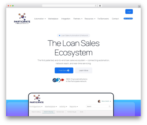 Uicore elements WordPress plugin - participateloan.com