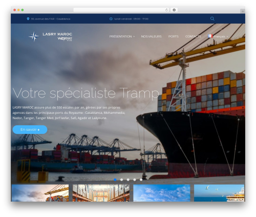 Translogic theme WordPress - lasrymaroc.com