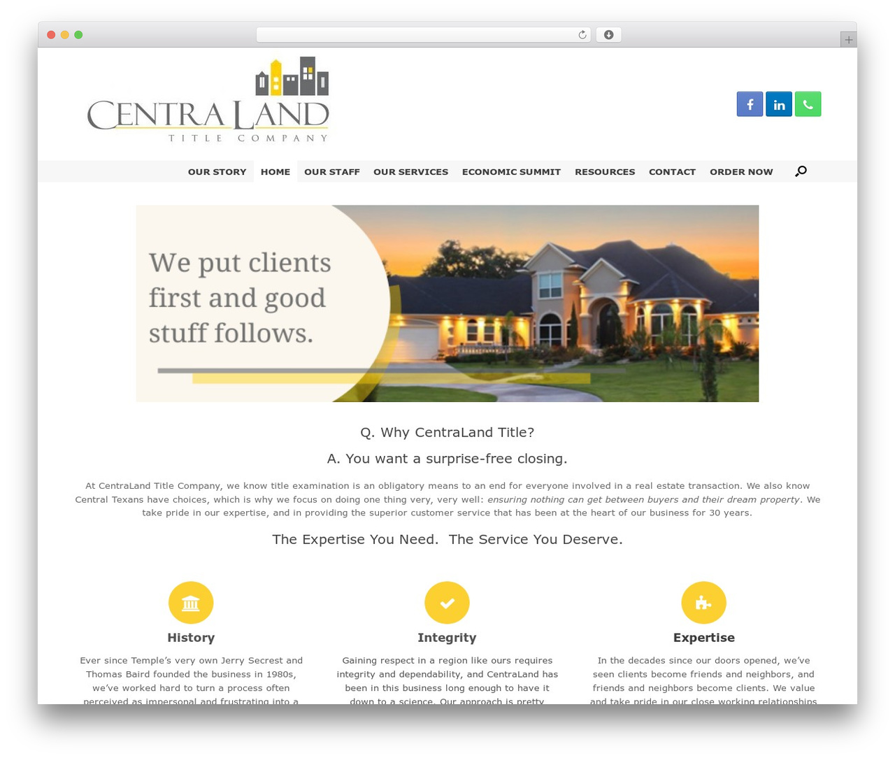 Vantage WordPress theme - centralandtitle.com Vantage WordPress theme - centralandtitle.com