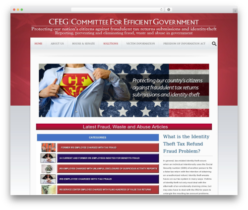 WordPress theme Candidate - cfegov.org