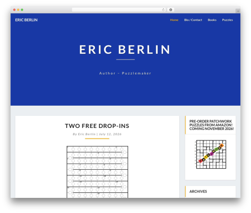 WordPress theme Lighthouse - ericberlin.com