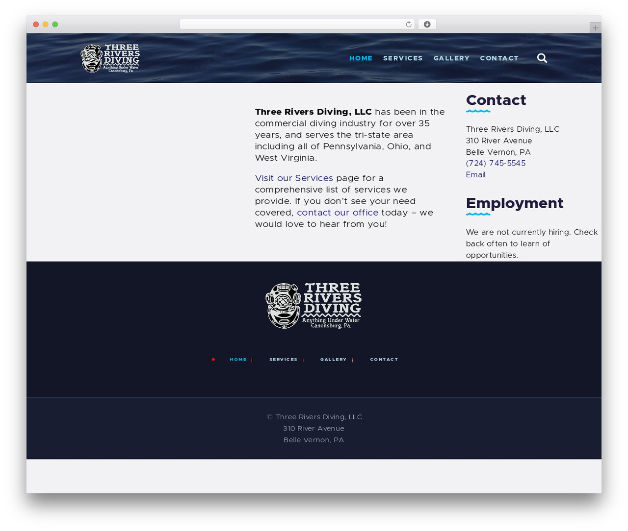 WordPress theme Briny - threeriversdiving.com WordPress theme Briny - threeriversdiving.com