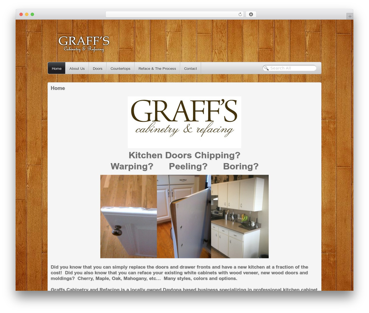 WordPress theme Mio - cabinetrefacingormondbeach.com