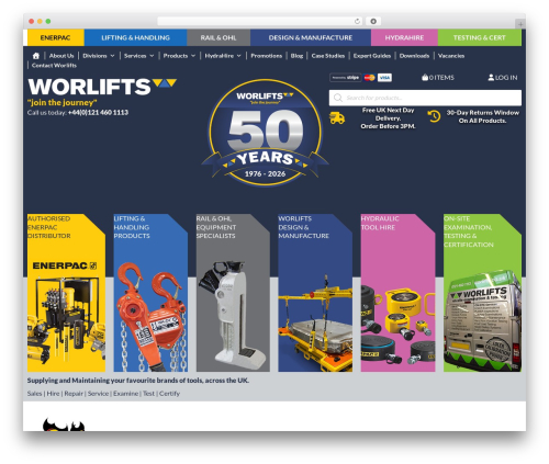 Woopack WordPress plugin - worlifts.co.uk