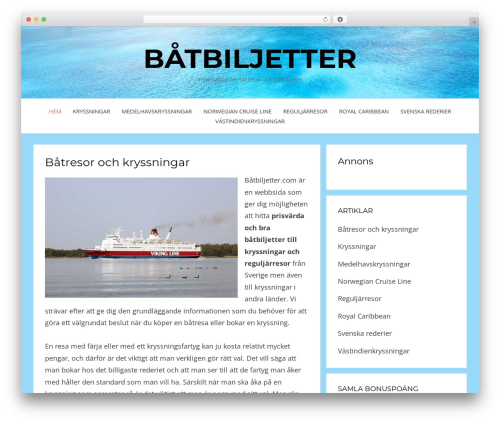 Bezel WordPress theme - xn--btbiljetter-x8a.com