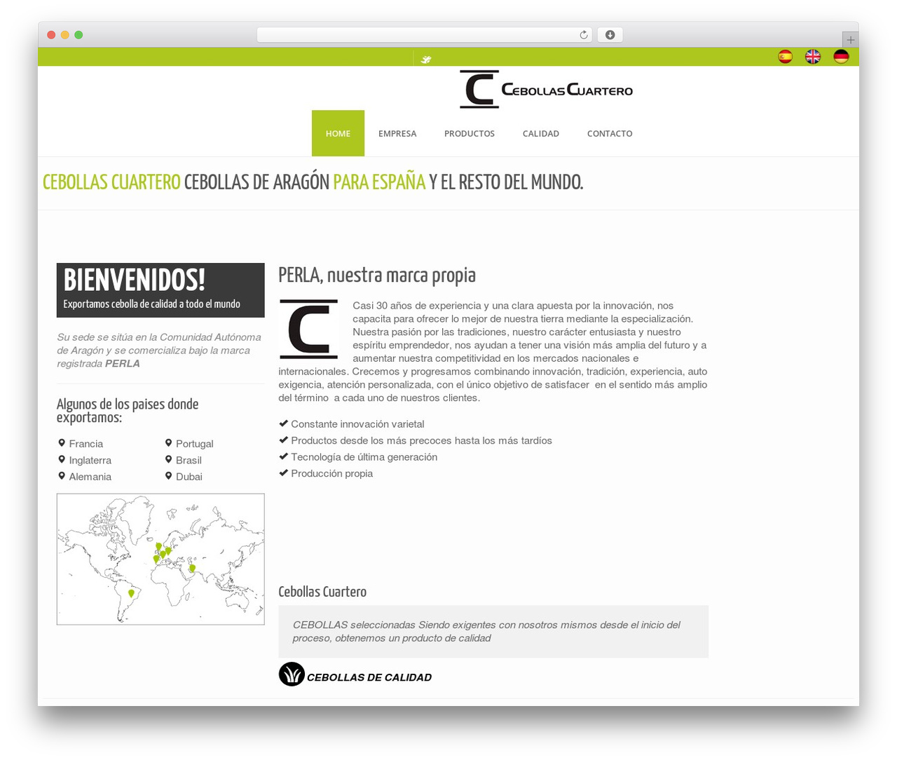 BUILDER THEME WordPress theme - cebollascuartero.es
