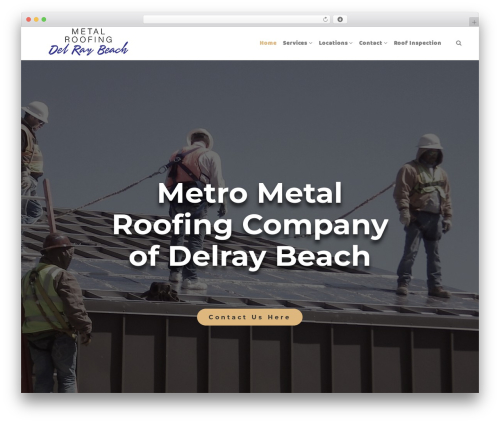 Visual elements WordPress plugin - metalroofdelraybeach.com