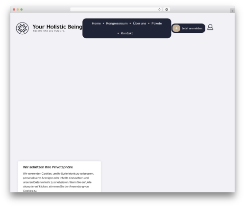 Diteck WordPress theme - kongress.yourholisticbeing.at