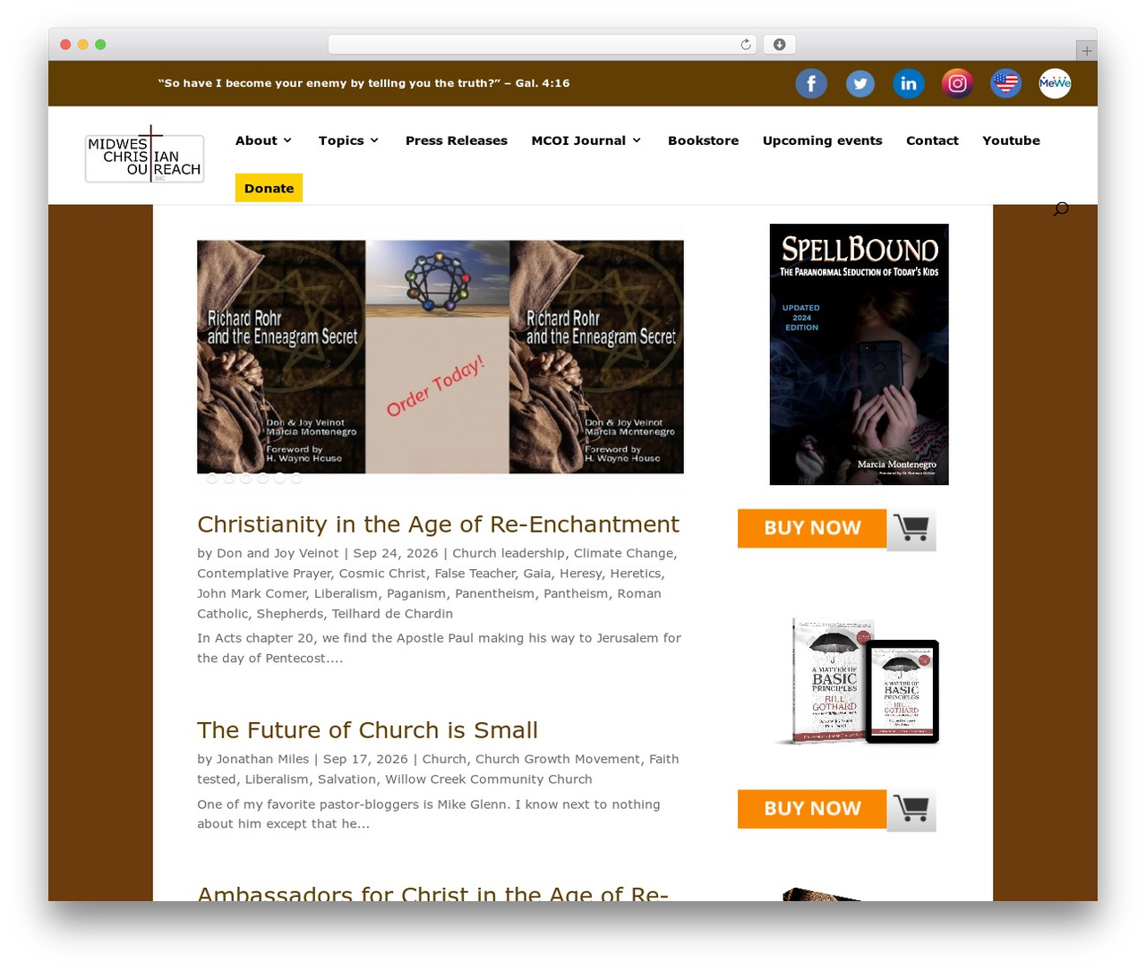 Divi WordPress theme - midwestoutreach.org