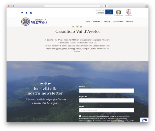 NODE WP theme - caseificiovaldaveto.com