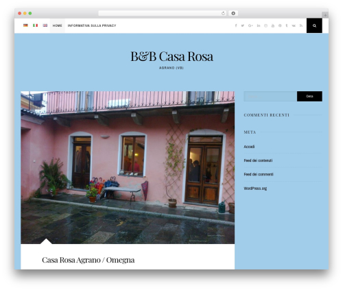 Nucleare theme WordPress - casa-rosa.net/?lang=it