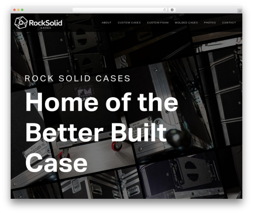 Pro theme WordPress - rocksolidcases.com