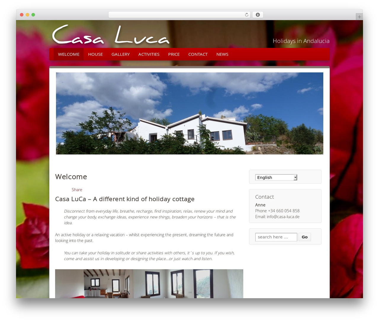 Responsive Child Theme theme WordPress - casa-luca.de