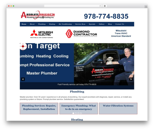 Easy testimonials pro WordPress plugin - absoluteprecisionplumbing.com