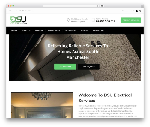 Windfall WordPress theme - dsuelectrical.com