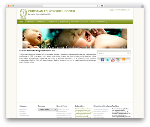 WordPress theme CFH Default - cfhospital.org