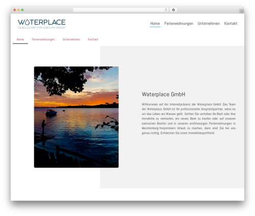 WordPress theme Hello Elementor - waterplace.de