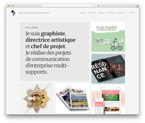 WordPress theme Hempstead - cecilegerard.com