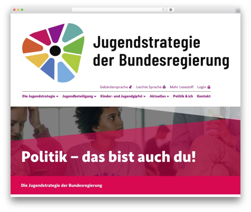 ACB Theme WordPress theme - jugendstrategie.de