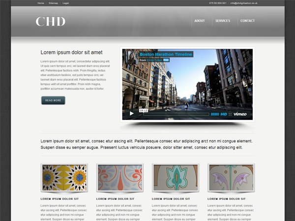 CHD WordPress theme by Clear Honest Design