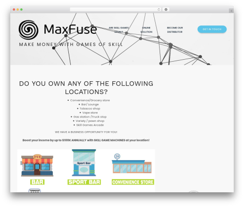 Coeus WordPress theme - max-fuse.com