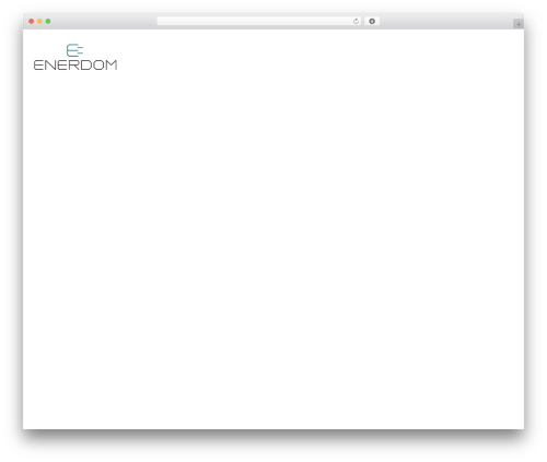 Electric WordPress theme - enerdom.net
