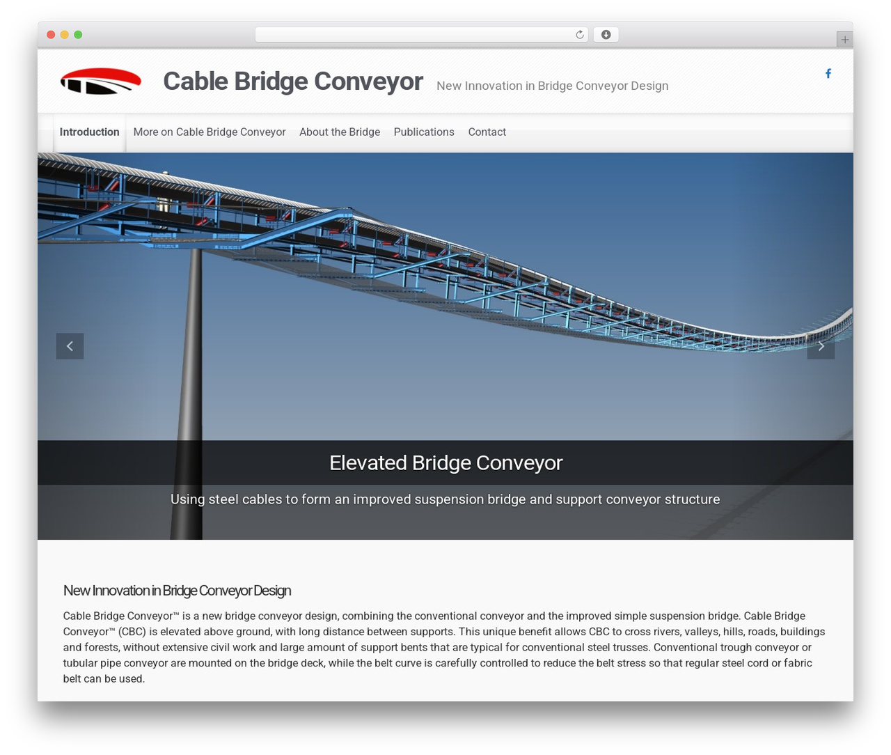 evolve Plus WordPress theme - cablebridgeconveyor.com