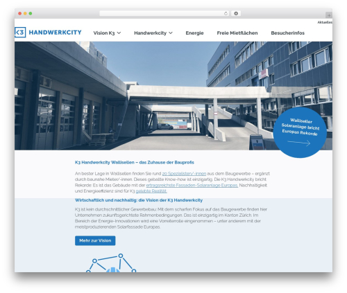 K3 theme WordPress - handwerkcity.ch