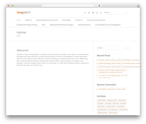 Langwitch WordPress theme - cocollaboratellc.com