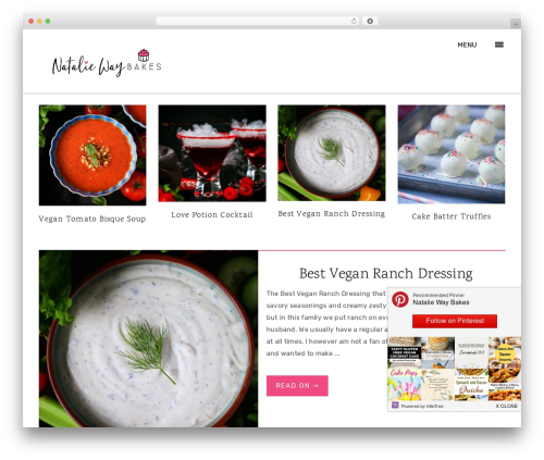 Theme WordPress Genesis - nataliewaybakes.com