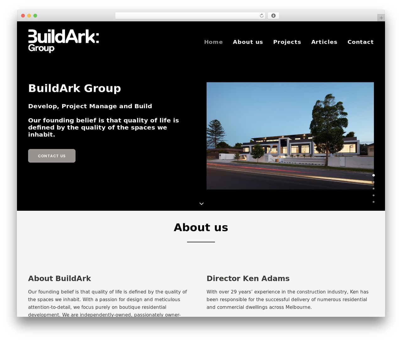Uncode best WordPress theme - buildarkgroup.com
