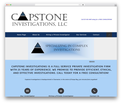 Vantage Premium WordPress template free - capstoneinvestigations.com