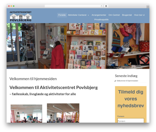 Simple Newsletter Plugin – Noptin (newsletter-optin-box) free WordPress plugin - aktivitetscentret-povlsbjerg.dk