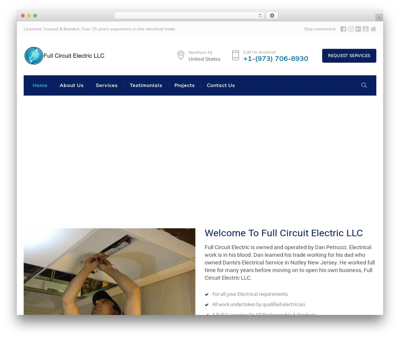 Windfall WordPress page theme - fullcircuitnj.com