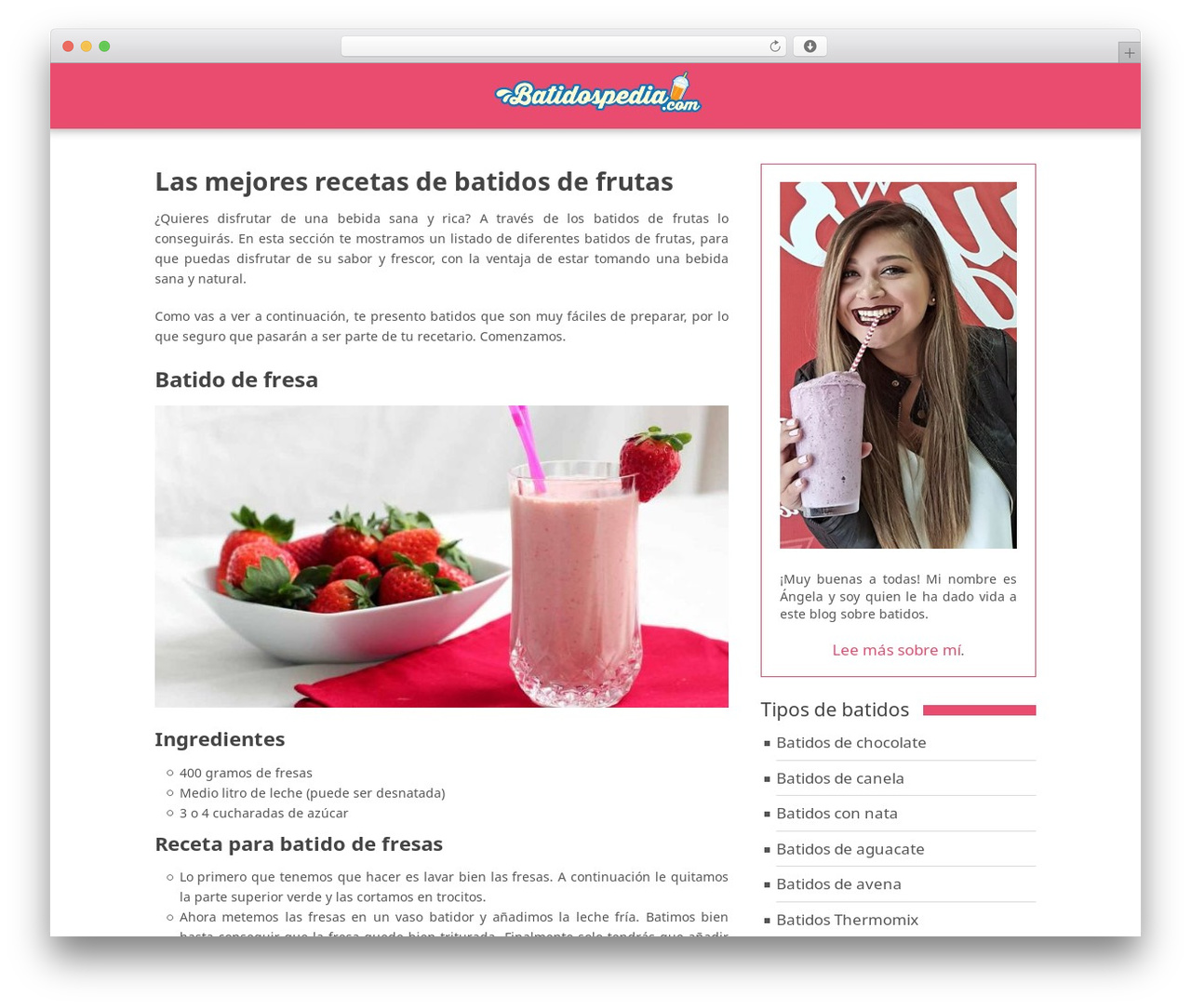 WordPress theme Flick - batidospedia.com