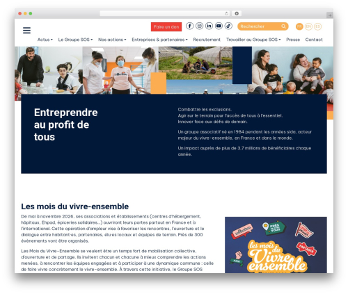 WordPress theme FlexiPOW - groupe-sos.org